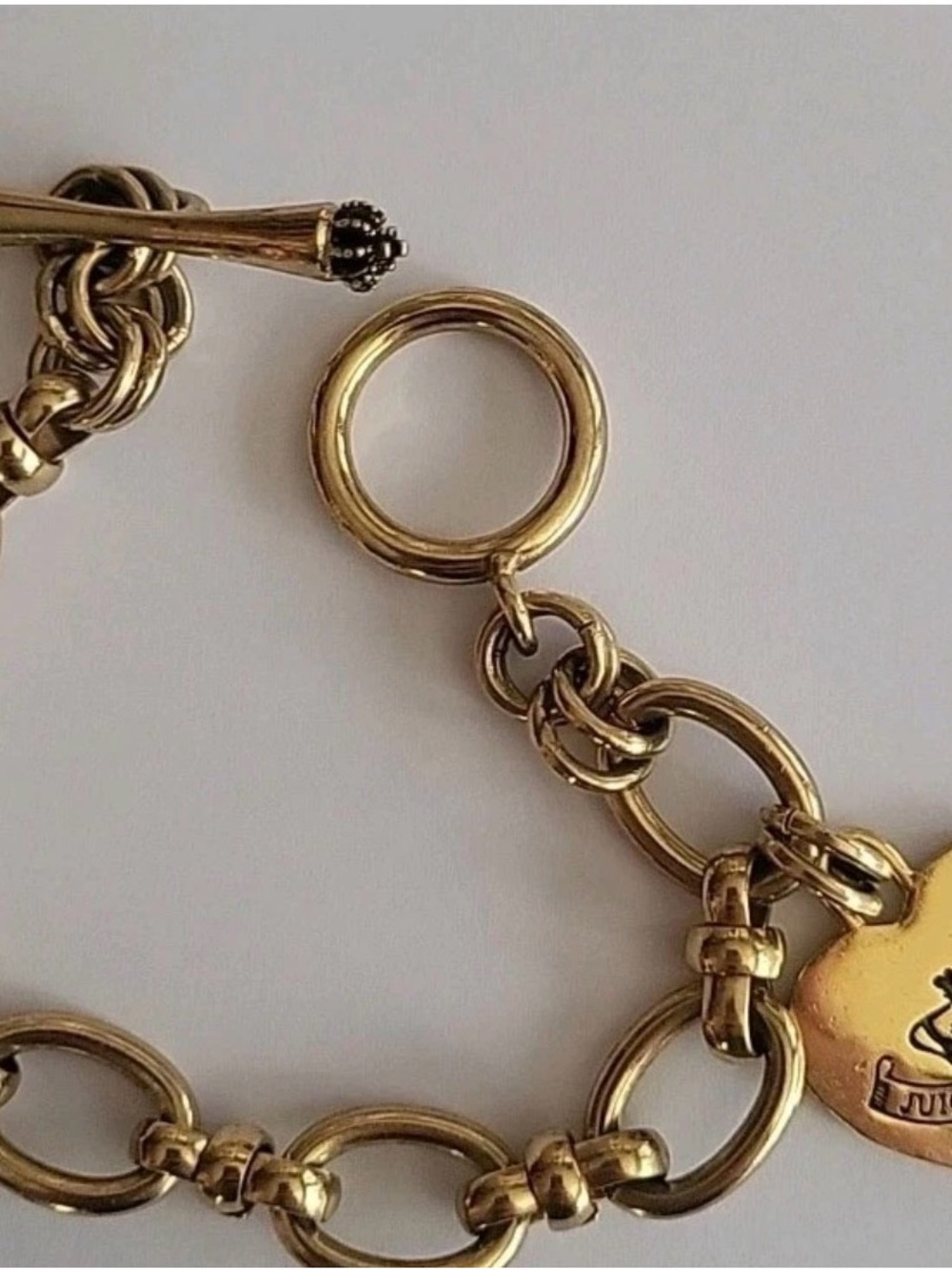 Juicy Couture Gold Toggle Link Bracelet